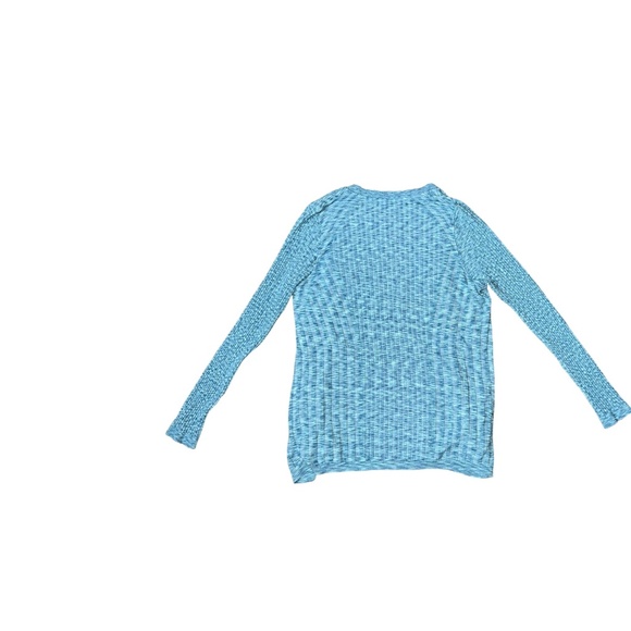 Athleta Revolve Seamless Cardigan Blue Heather Medium - Picture 3 of 10